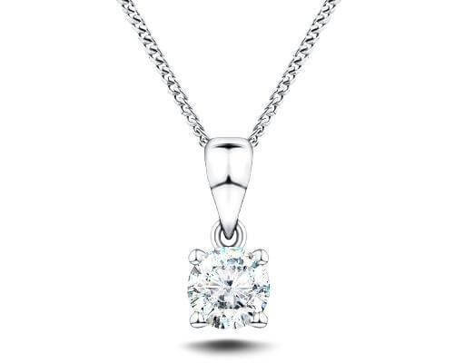 Platinum Diamond Necklaces & Pendants | All Diamond