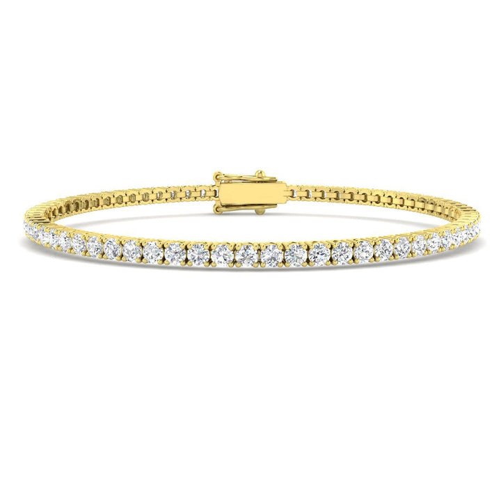 Classic Diamond Tennis Bracelet 3.00ct G/SI in 18k Yellow Gold