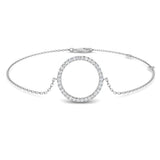 Circle of Life Diamond Bracelet 0.15ct G/SI in 18k White Gold - All Diamond
