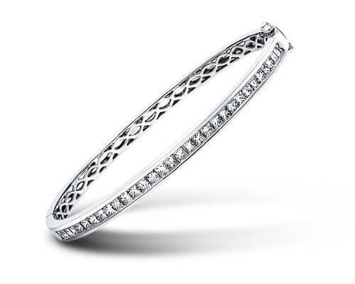 Channel Set Diamond Bangles | All Diamond