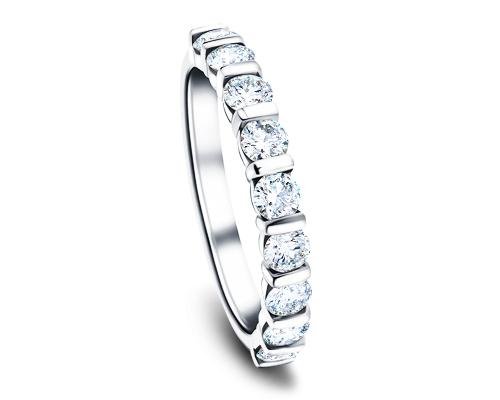 White Gold Diamond & Gemstone Rings | All Diamond