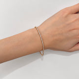 Brazalete Tennis de Diamantes 2.00ct G/SI en Oro Amarillo 18k