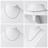 Collar Tenis Clásico Diamante 8.00ct Calidad G/SI Oro Blanco 18k