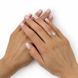 Certified Diamond Pear Solitaire Engagement Ring 1.50ct G/SI 18k White Gold - All Diamond