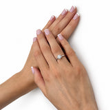 Certified Solitaire Diamond Engagement Ring 1.50ct G/SI Quality Platinum - All Diamond