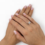 Certified Solitaire Diamond Engagement Ring 2.00ct E/VS Quality 18k White Gold - All Diamond
