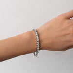 Classic Diamond Tennis Bracelet 15.00ct G/SI in 18k White Gold - All Diamond