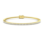 Classic Diamond Tennis Bracelet 1.50ct G/SI in 9k Yellow Gold - All Diamond