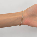 Classic Diamond Tennis Bracelet 2.00ct G/SI in 18k Yellow Gold - All Diamond