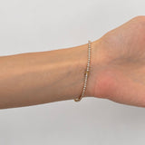 Classic Diamond Tennis Bracelet 2.00ct G/SI in 18k Yellow Gold - All Diamond