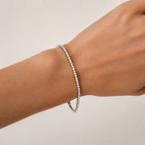 Classic Diamond Tennis Bracelet 2.00ct G/SI in 9k White Gold - All Diamond