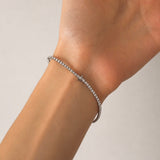 Classic Diamond Tennis Bracelet 2.00ct G/SI in 9k White Gold - All Diamond