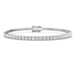 Classic Diamond Tennis Bracelet 3.00ct G/SI in 18k White Gold - All Diamond