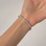 Classic Diamond Tennis Bracelet 8.00ct G/SI in 18k White Gold - All Diamond