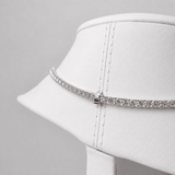 Classic Diamond Tennis Necklace 12.00ct G/SI Quality 18k White Gold - All Diamond