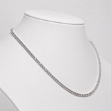 Classic Diamond Tennis Necklace 14.00ct G/SI Quality 18k White Gold - All Diamond