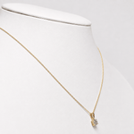 Diamond Solitaire Necklace 0.50ct G/SI in 18k Yellow Gold - All Diamond