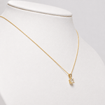 Diamond Solitaire Necklace 0.75ct G/SI in 18k Yellow Gold - All Diamond