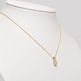 Diamond Solitaire Necklace 0.75ct G/SI in 18k Yellow Gold - All Diamond