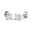 Aretes de Diamantes 0.75ct Calidad Premium en Oro Blanco 18K