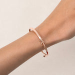 Tension Set Diamond Bangle 0.33ct G/SI Diamond in 18k Rose Gold - All Diamond