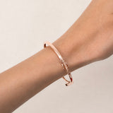 Tension Set Diamond Bangle 0.33ct G/SI Diamond in 9k Rose Gold - All Diamond
