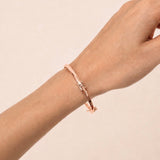 Tension Set Diamond Bangle 0.75ct G/SI Diamond in 18k Rose Gold - All Diamond