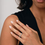 21 Stone Full Eternity Ring 2.00ct G/SI Diamonds in 18k White Gold - All Diamond