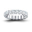 25 Stone Full Eternity Ring 1.50ct G/SI Diamonds In 18k White Gold - All Diamond