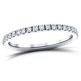 30 Stone Full Eternity Ring 0.75ct G/SI Diamonds in Platinum - All Diamond