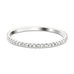 32 Stone Half Eternity Ring 0.17ct G/SI Diamonds in 18k White Gold - All Diamond