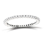 40 Stone Full Eternity Ring 0.50ct G/SI Diamonds in Platinum - All Diamond