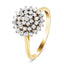Anillo Oro Amarillo 9k Con Diamantes 0.60ct Calidad G/SI