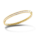 Baguette Diamond Bangle 1.50ct G/SI Diamond in 18k Yellow Gold - All Diamond