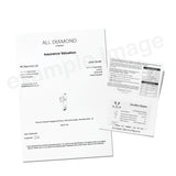 Certified Diamond Halo Cushion Engagement Ring 0.50ct Platinum - All Diamond