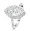 Certified Twist Marquise Diamond Halo Engagement Ring 1.50ct G/SI in Platinum
