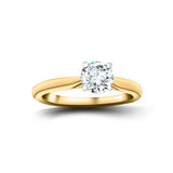 Diamond Solitaire Engagement Ring 0.50ct G/SI Quality 18k Yellow Gold - All Diamond