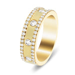 Diamond Wedding Ring 0.60ct G/SI Quality in 18k Yellow Gold - All Diamond