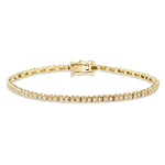 Illusion Diamond Tennis Bracelet 0.50ct G/SI in 9k Yellow Gold - All Diamond