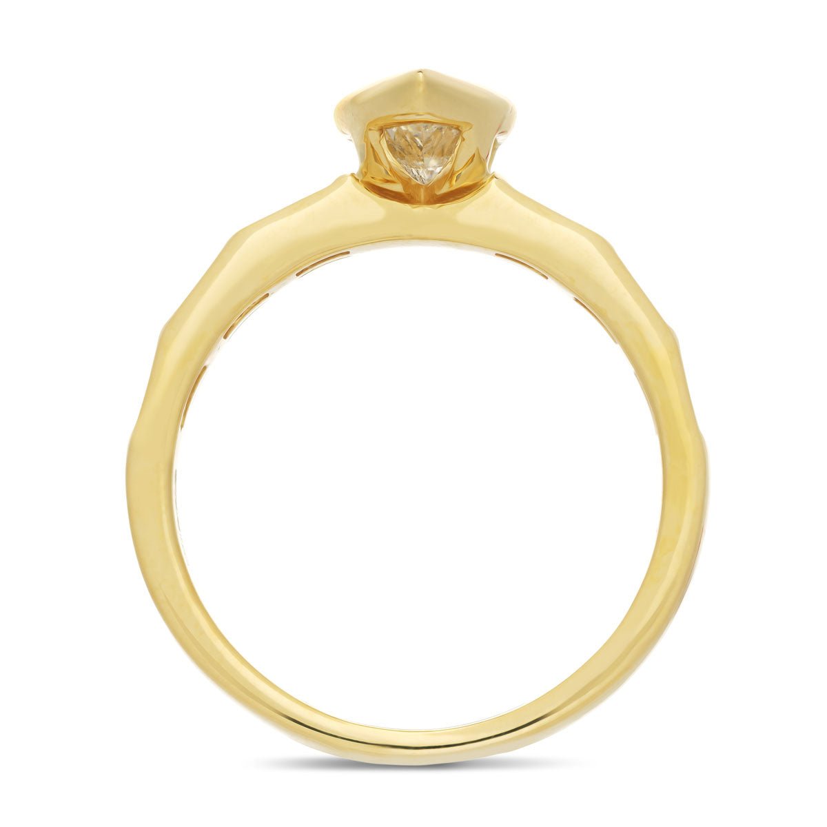 Marquise Diamond Engagement Ring 2.10ct E/VS 18k Yellow Gold - All Diamond